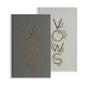 Our Wedding Vows: A Set of Heirloom-Quality Vow Books with Foil Accents and Hand-Drawn Illustrations - Hardcover