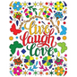 Adult Coloring Book for Good Vibes: Live Laugh Love Motivational and Inspirational Sayings Coloring Book for Adults - Paperback