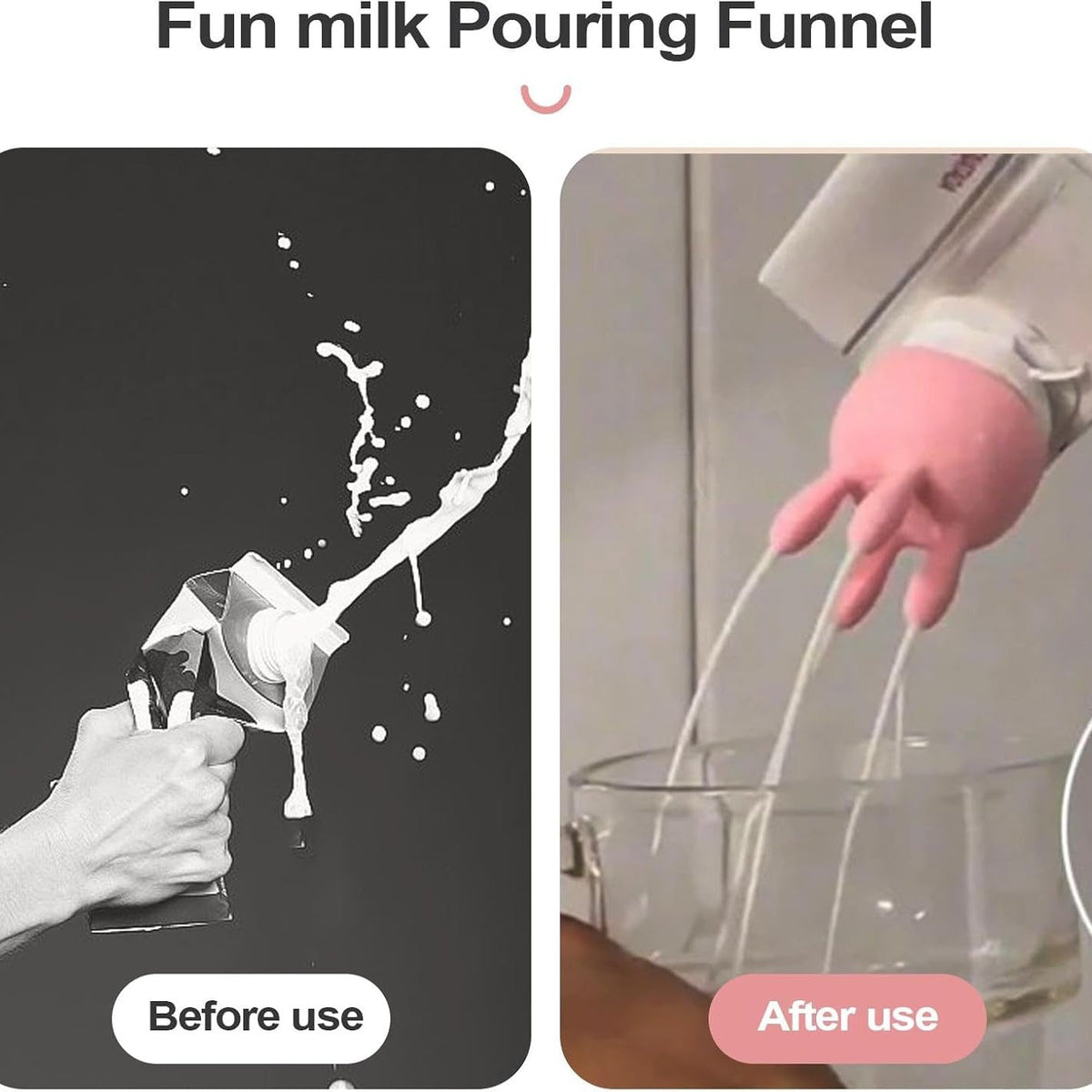 Funny Pouring Milk Bottle Cap Funny Pouring Milk Bottle Cap