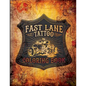 Fast Lane Tattoo Coloring Book - Paperback