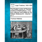 The English Works of Thomas Hobbes of Malmesbury / Now First Collected and Edited by Sir William Molesworth. Volume 7 of 11 - Paperback