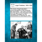 The Study of Legal Education: Recommendations of the American Bar Association: List of Law Schools: From the Report of the President of the Carnegie - Paperback