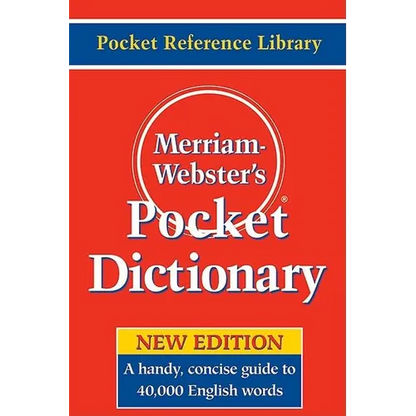 Merriam-Webster's Pocket Dictionary - Paperback
