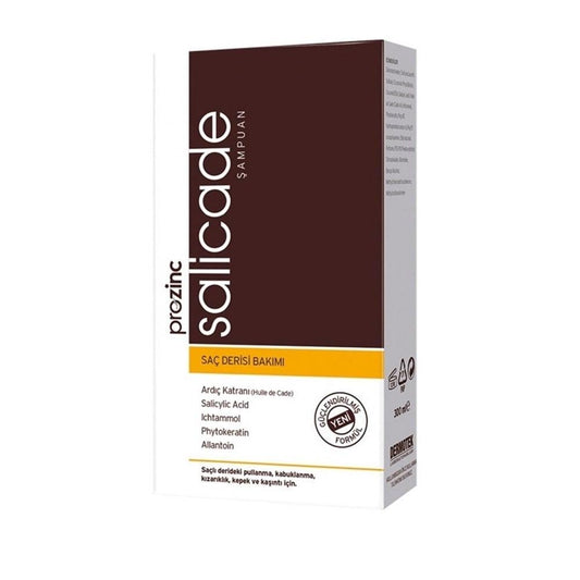 Prozinc Medicated Shampoo for Dandruff & Oily Scalp - Salicylic Acid, 10.14 fl oz