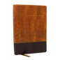 Peace of God Bible: Discover and Experience God's Shalom Throughout the Bible (Nkjv, Brown Leathersoft, Red Letter, Comfort Print) - Imitation Leather
