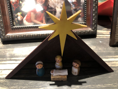 Unfinished Wood Bethlehem Star Shape | DIY Christmas Craft Cutout | Up to 36"