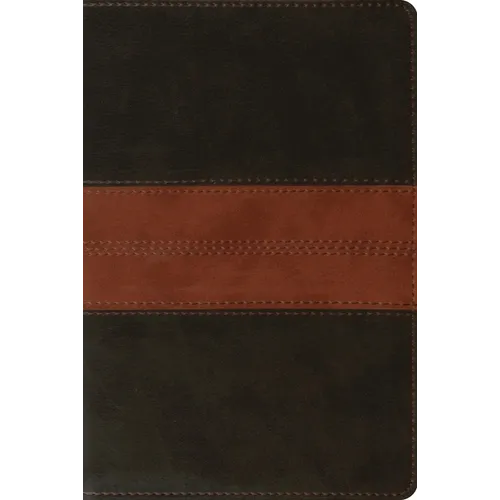 ESV Personal Reference Bible (Trutone, Deep Brown/Tan, Trail Design) - Imitation Leather