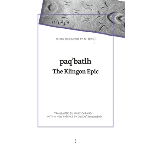 paq'batlh: The Klingon Epic - Paperback
