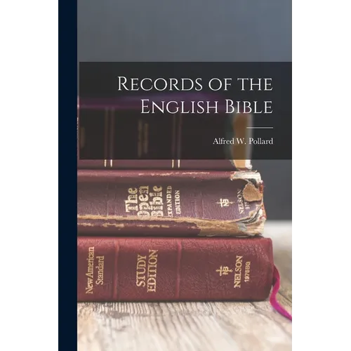 Records of the English Bible - Paperback