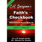 C. H. Spurgeon's Faith Checkbook Word Search Puzzle Book #2: April 1 - June 30 (convenient 6x9 format) - Paperback