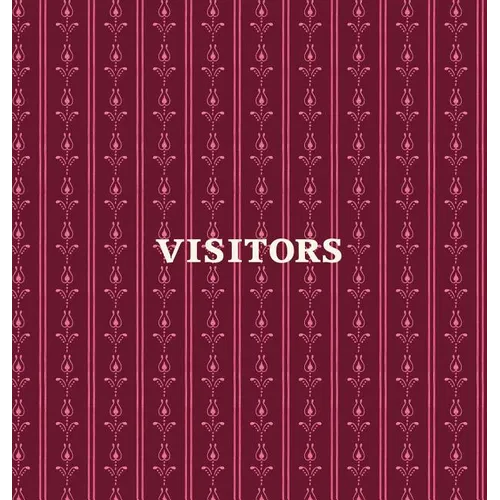 Visitors Book, Guest Book, Visitor Record Book, Guest Sign in Book, Visitor Guest Book: HARD COVER Visitor guest book for clubs and societies, events, - Hardcover