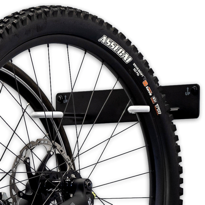 Blackstone Wall Mounted Bike Storage Rack | 2 Bikes | Black