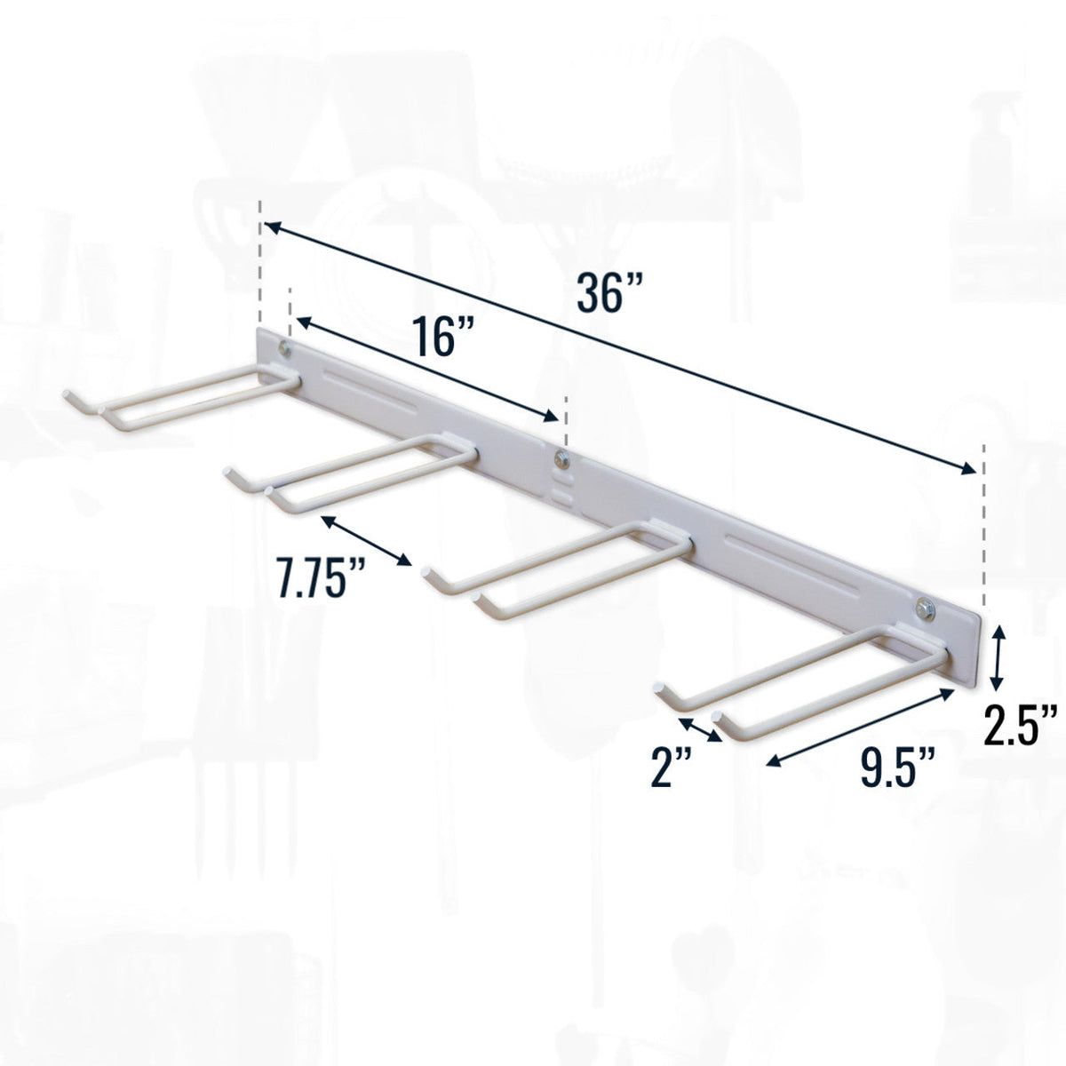 Bedrock Garden Tool Organizer | Grey