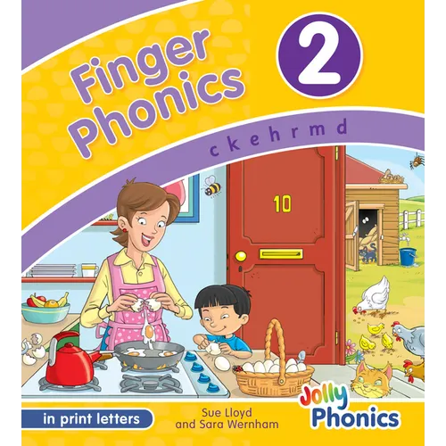 Finger Phonics Book 2: In Print Letters (American English Edition) - Board Book