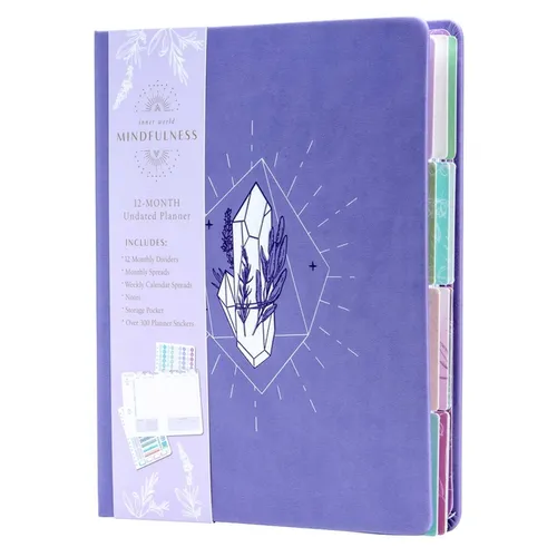 Mindfulness 12-Month Undated Planner - Hardcover