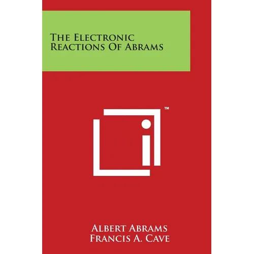 The Electronic Reactions of Abrams - Paperback