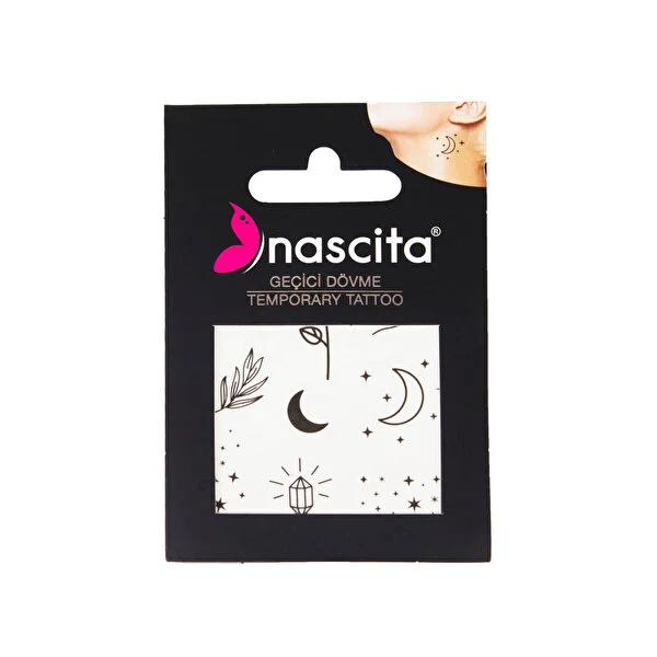 Nascita Rose & Stars Temporary Tattoos: Easy-to-Apply Body Gems for Festival Makeup, Face Jewels, & Trendy Adhesive Rhinestones