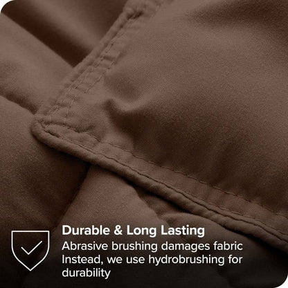 King / CAL King 3-Piece Down Alternative Comforter Set in Chocolate Brown