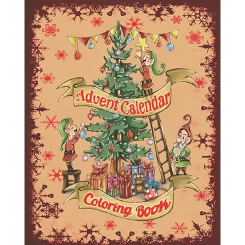 Advent Calendar Coloring Book - Paperback