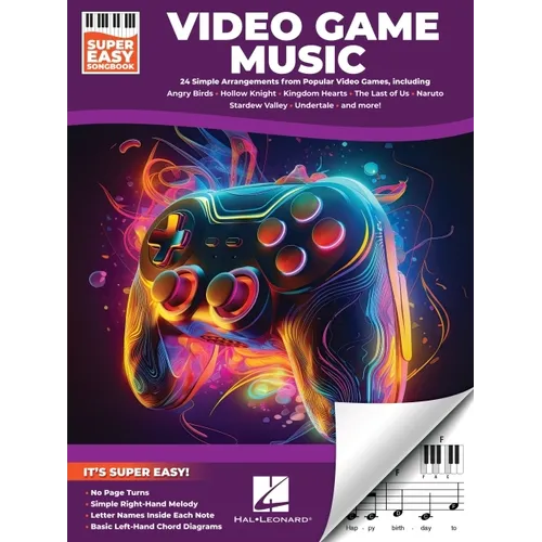 Video Game Music - Super Easy Songbook: 24 Iconic Themes from Beloved Games for Super Easy Piano - Paperback