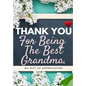 Thank You For Being The Best Grandma: My Gift Of Appreciation: Full Color Gift Book Prompted Questions 6.61 x 9.61 inch - Paperback