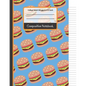Composition Notebook: Cheese Burger College Ruled Notebook for Girls, Kids, School, Students and Teachers (Back To School Notebooks) - Paperback