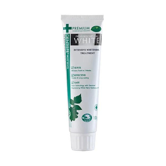 Dentiste Natural White Toothpaste - Fluoride-Free, Gluten-Free, Nano Hydroxyapatite Whitening Formula for a Healthier Smile