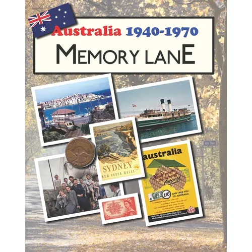 Australia 1940-1970 Memory Lane: large print picture book for dementia patients - Paperback