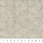 Banyan Mushroom Hexies Neutral Cotton 44"/45" Fabric Per Yard