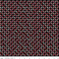 Barbie Vintage Sparkle Dots Black Cotton 43"/44" Fabric Per Yard