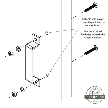 Barn Door Pull Handles
