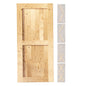 Classic Double Bypass 2 Door Barn Door Kit | Brushed Nickel Hardware