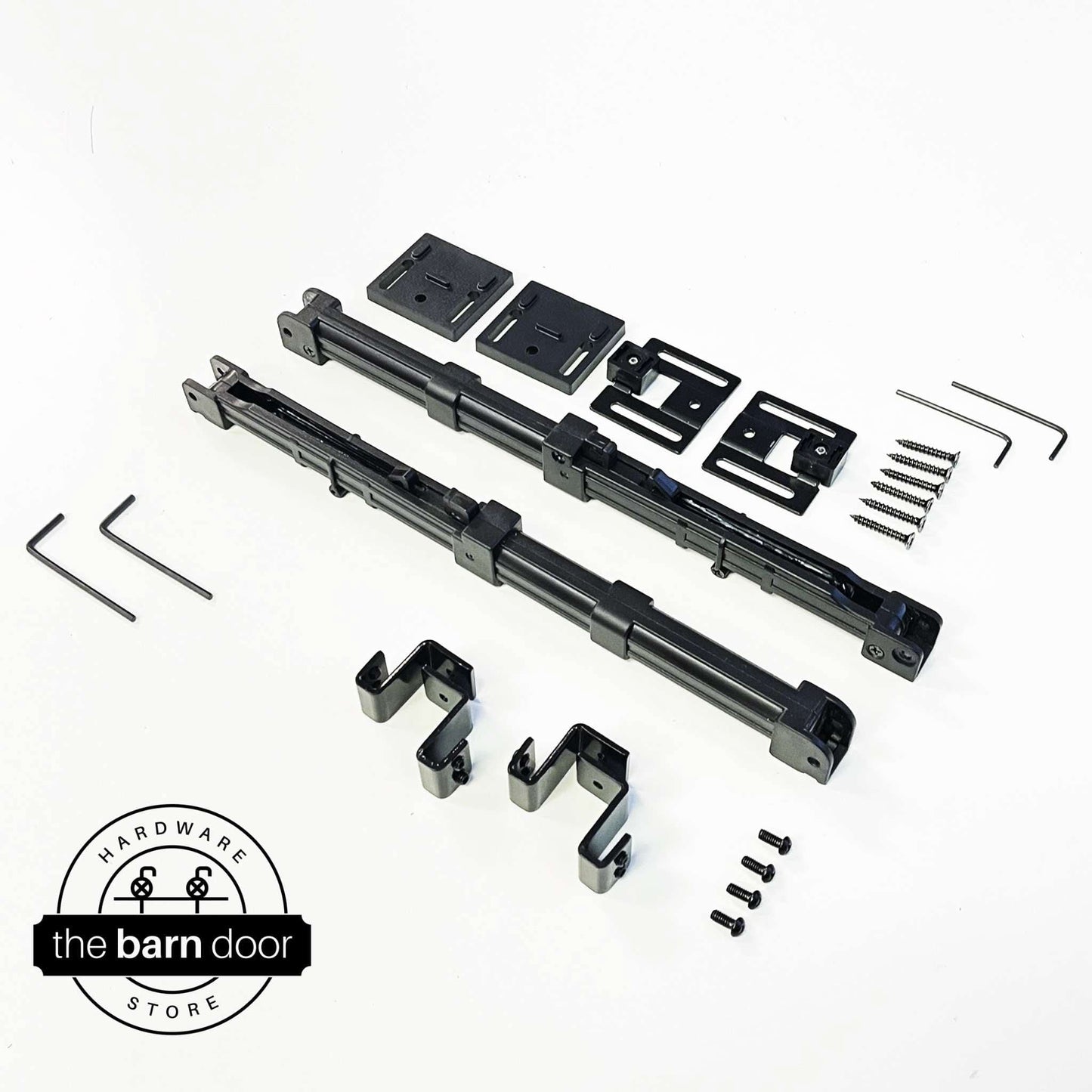 Barn Door Soft-Close Mechanism Kit | Black