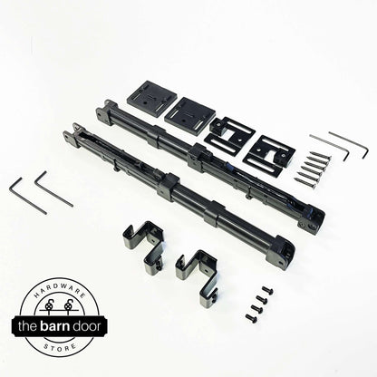 Barn Door Soft-Close Mechanism Kit | Black
