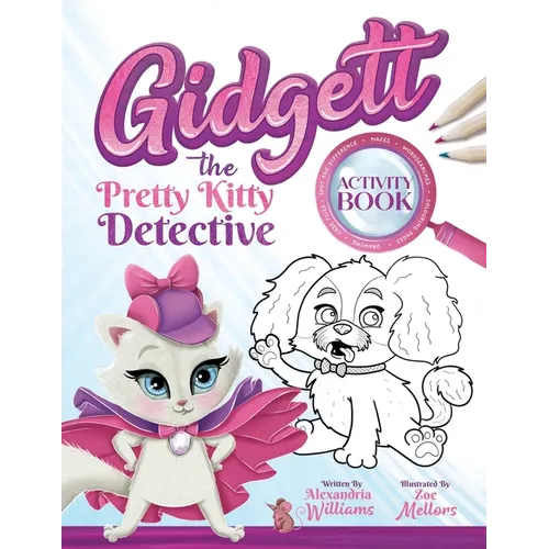 Gidgett the Pretty Kitty Detective Activity Book - Paperback