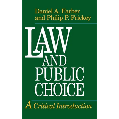 Law and Public Choice: A Critical Introduction - Paperback