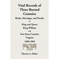 Vital Records of Three Burned Counties: Births, Marriages, and Deaths of King and Queen, King William, and New Kent Counties, Virginia, 1680-1860 - Paperback