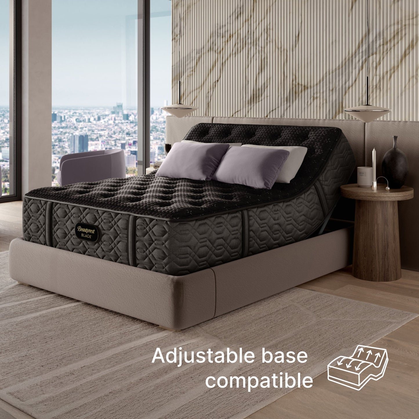 Black Series Three Medium Pillow Top