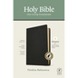 NLT Thinline Reference Bible, Filament Enabled Edition (Red Letter, Genuine Leather, Black, Indexed) - Leather