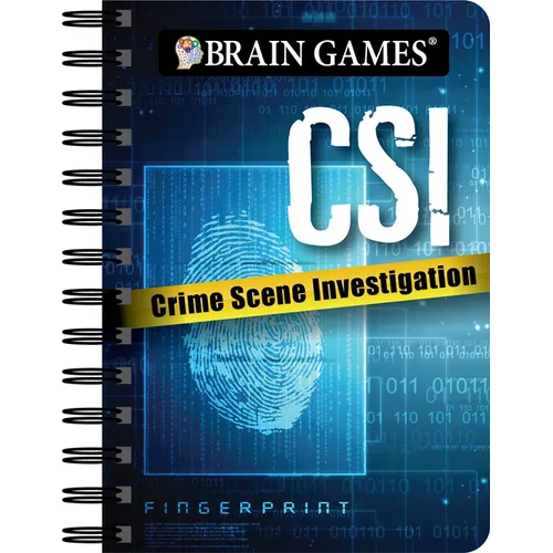 Brain Games - To Go - Csi: Crime Science Investigation Puzzles - Spiral