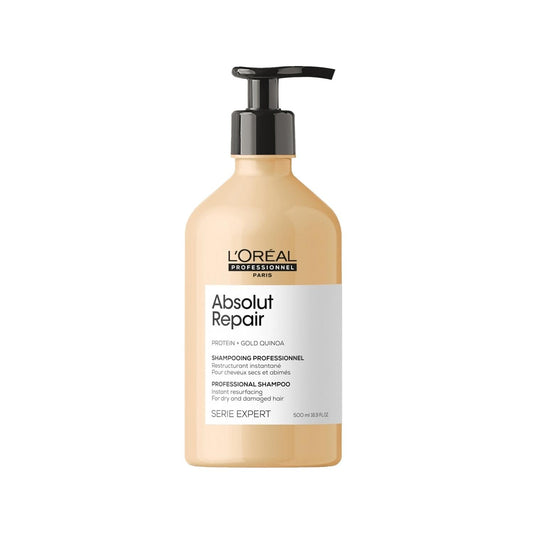 L'Oreal Professionnel Paris Absolut Repair Shampoo for Damaged Hair - 500ml Nourishing Professional Hair Care