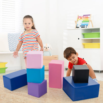 7-Piece Big Foam Building Blocks for Toddlers and Kids