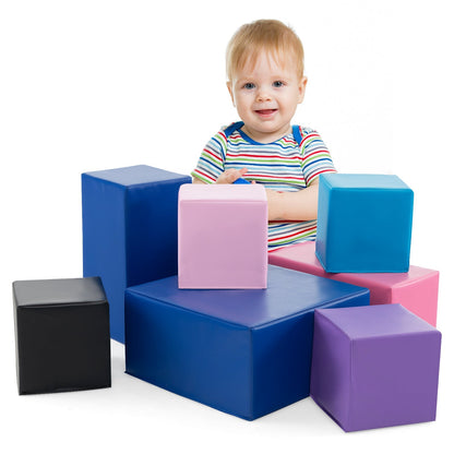 7-Piece Big Foam Building Blocks for Toddlers and Kids