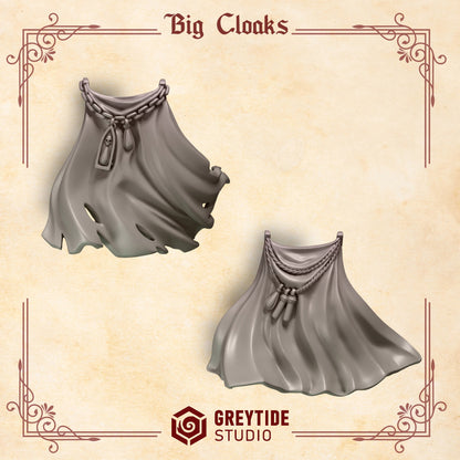3d Printed Crimson Lords Big Cloaks x4 by Greytide Studio
