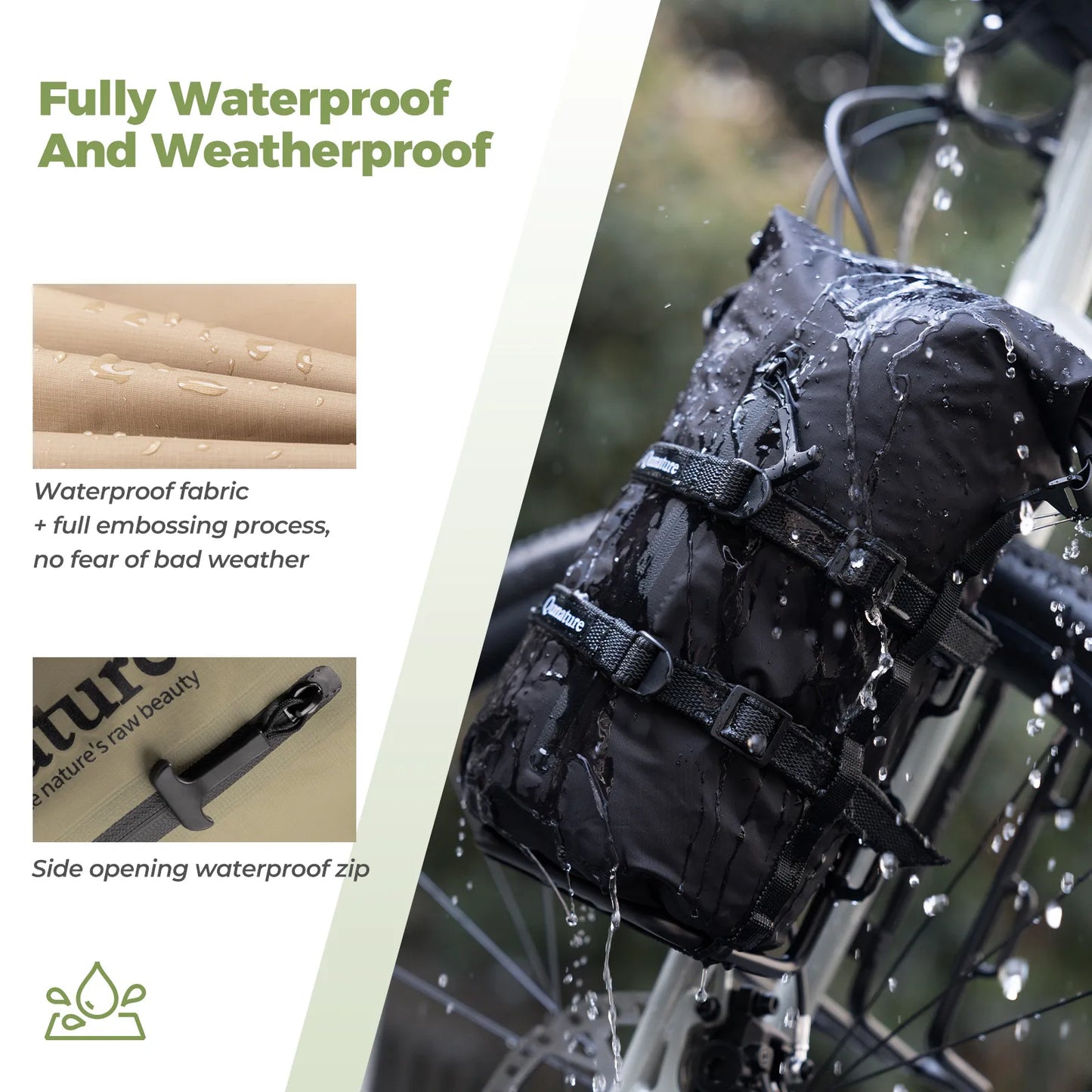 Bikepacking Rear Rack + Waterproof Compression Bag Set