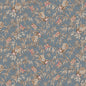 Birds and Butterflies Blue Meadow Blush 43"/44" Cotton Fabric Per Yard