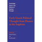 Early Greek Political Thought from Homer to the Sophists - Paperback