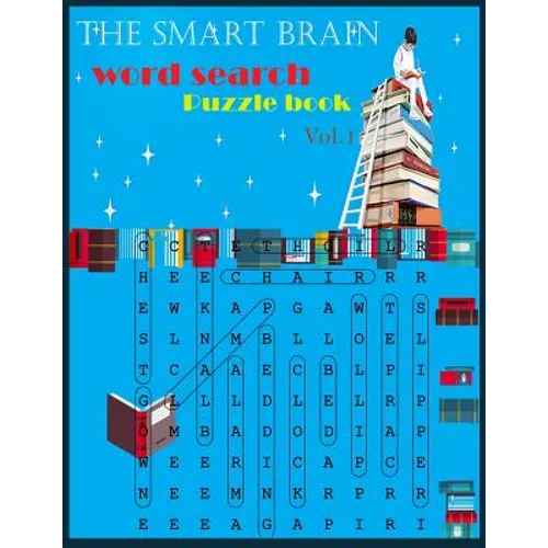 The Smart Brain Word Search Puzzle book vol.1: Word search / puzzle game / Seek and find / brain Game/ work book / Exercise book / workbook / activity - Paperback