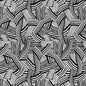Black And White Geometric Lines Cotton Wideback Fabric per yard