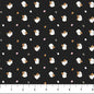 Black Calico Cat Tossed Squishmallows Cotton 44"/45" Fabric Per Yard